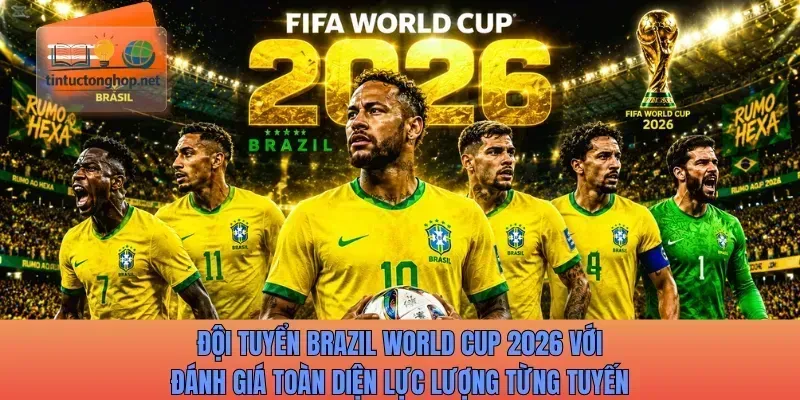 Đội tuyển Brazil World Cup 2026 với đánh giá toàn diện lực lượng từng tuyến