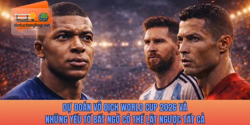 Dự đoán vô địch World Cup 2026 và những yếu tố bất ngờ có thể lật ngược tất cả