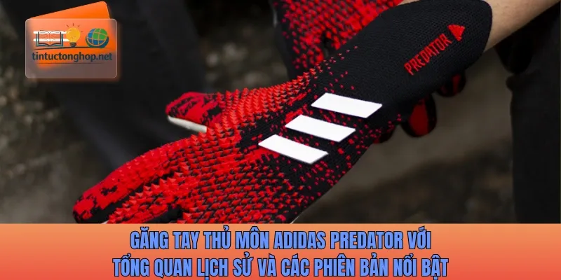 Găng tay thủ môn Adidas Predator với tổng quan lịch sử và các phiên bản nổi bật