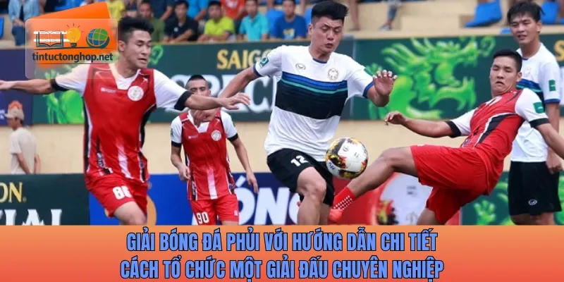 Giải bóng đá phủi với hướng dẫn chi tiết cách tổ chức một giải đấu chuyên nghiệp