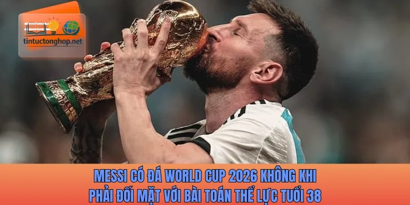 Messi có đá World Cup 2026 không khi phải đối mặt với bài toán thể lực tuổi 38
