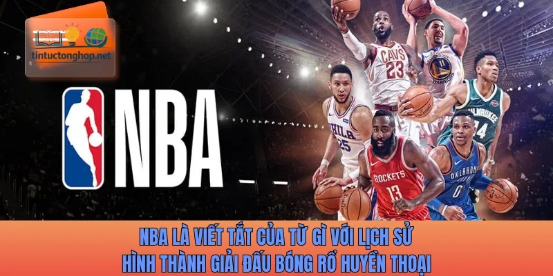 NBA là viết tắt của từ gì với lịch sử hình thành giải đấu bóng rổ huyền thoại
