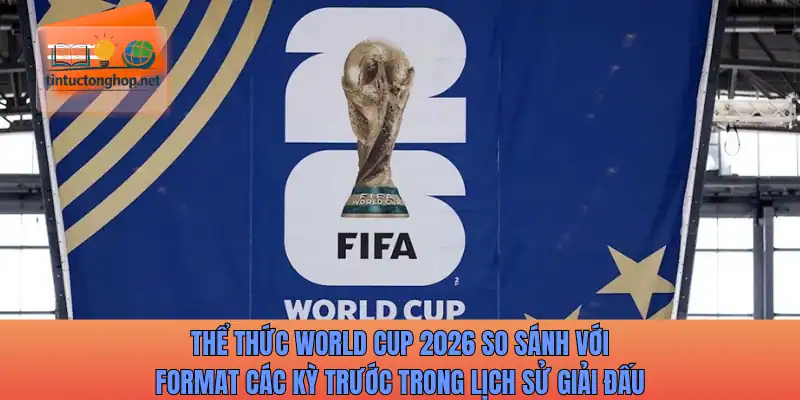 Thể thức World Cup 2026 so sánh với format các kỳ trước trong lịch sử giải đấu